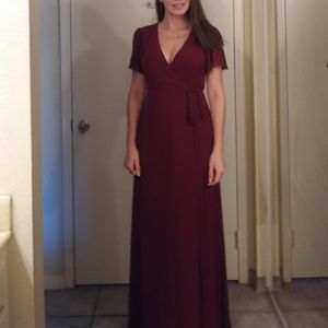 Noelle Flutter Wrap Dress